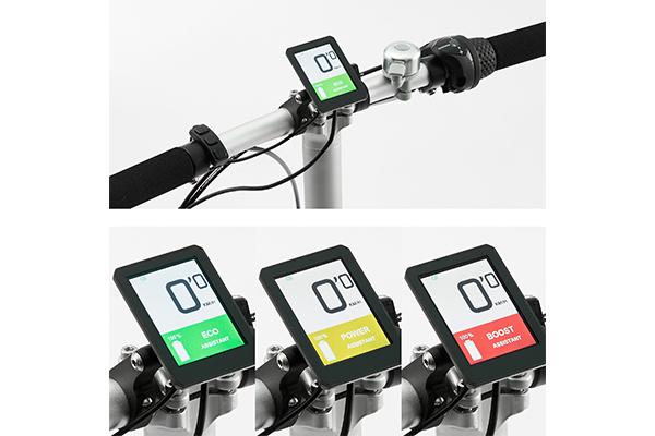 直射日光の下でも見やすいカラーディスプレイ