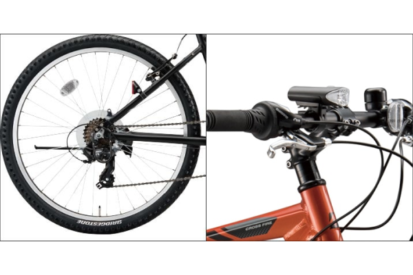 スタンド・ライト・ワイヤー錠の標準装備