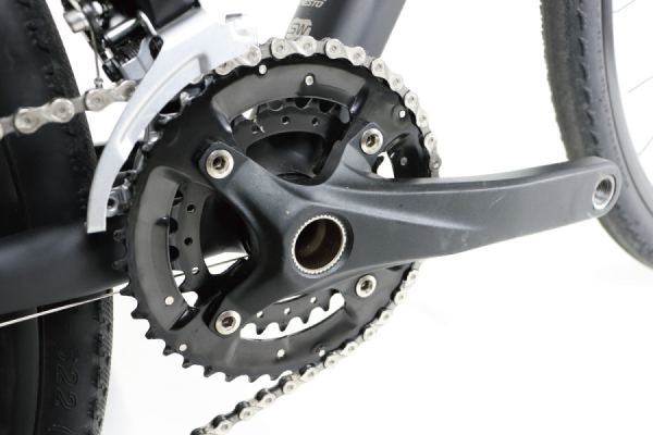 坂道を楽に登るダブルギアクランク