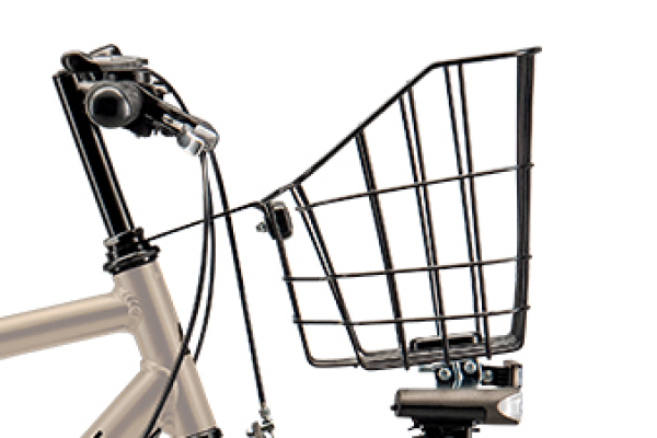 広いバスケットの利便性