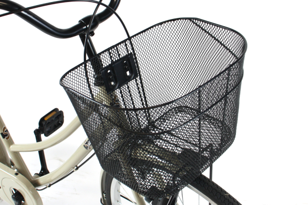 荷物の落下を防ぐメッシュバスケット