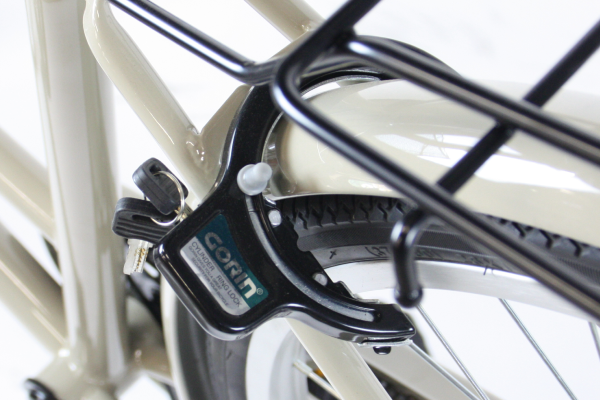 盗難防止のシリンダー後輪リング錠