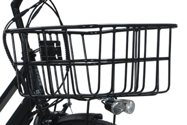 大きめバスケットで荷物も安心