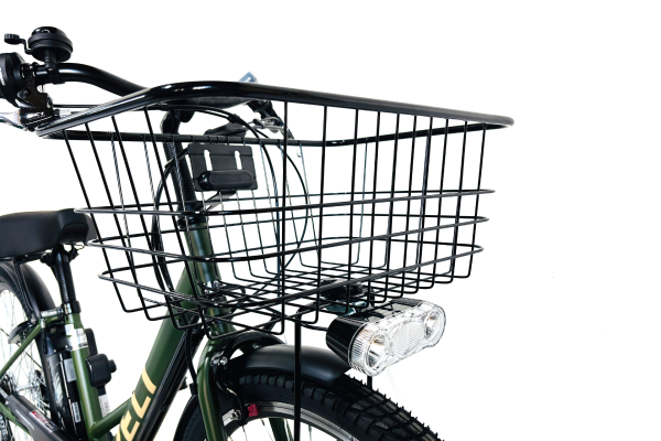 しっかりした前かご