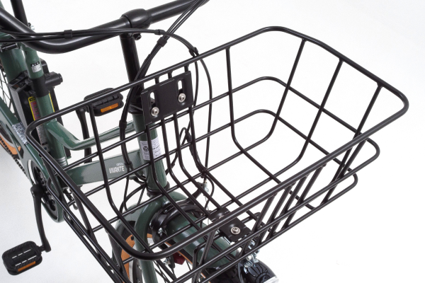 ワイドな前かご