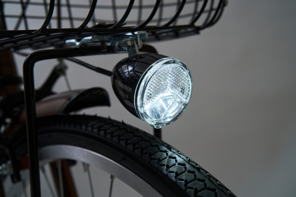 夜間も安心のLEDライト