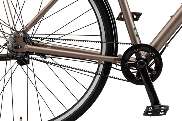 静かな走行音のベルトドライブ